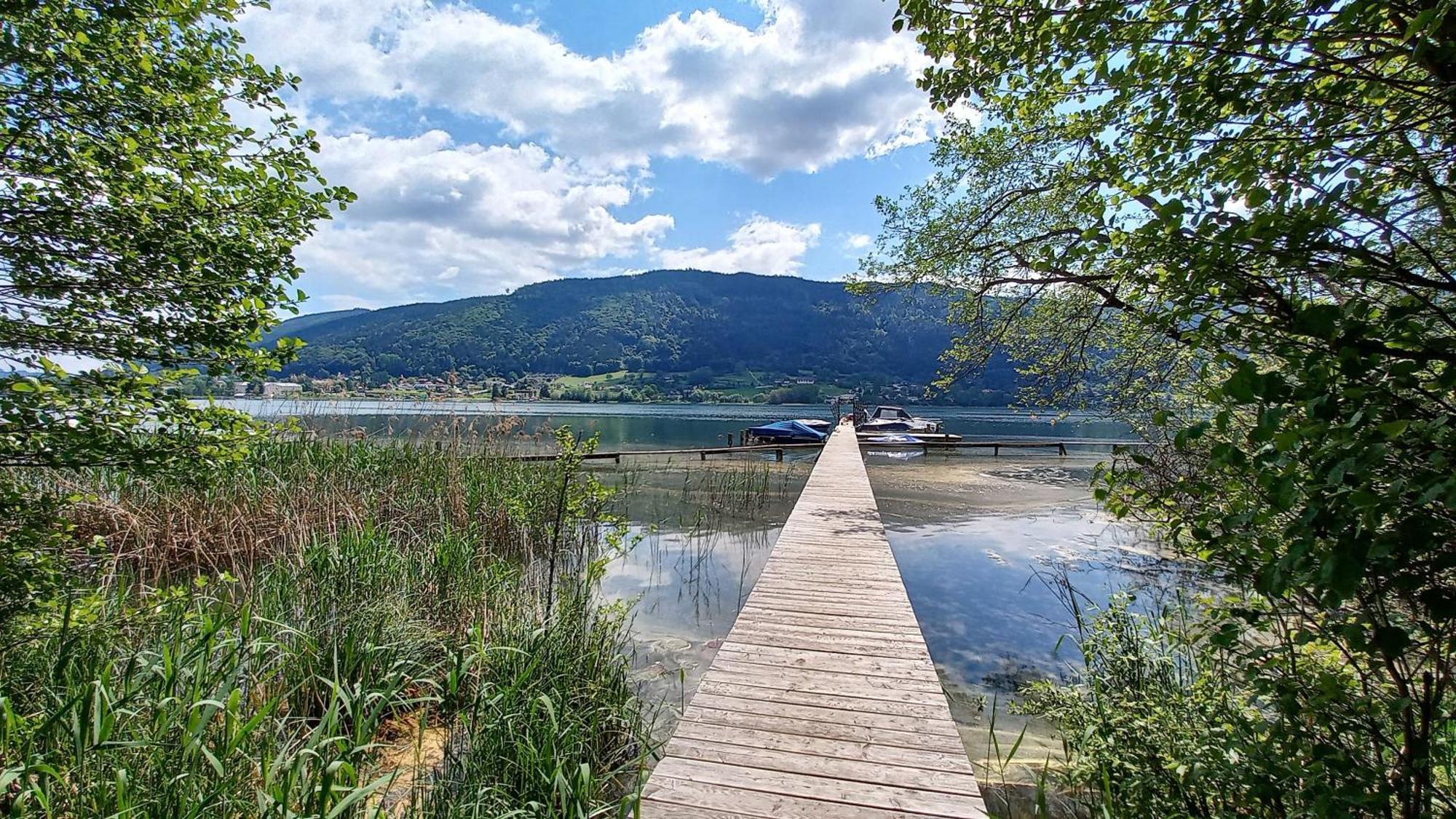Kaspar Haus Kmb Seeblick Appartement Am Ossiacher See Mit Direktem Seezugang, Hallenbad Bodensdorf Exterior foto