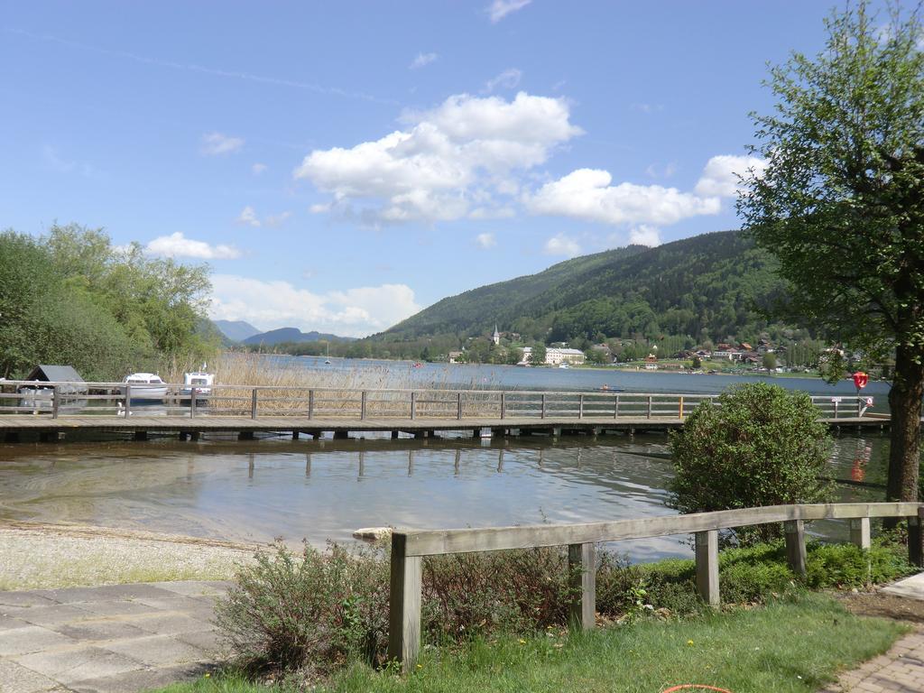 Kaspar Haus Kmb Seeblick Appartement Am Ossiacher See Mit Direktem Seezugang, Hallenbad Bodensdorf Exterior foto